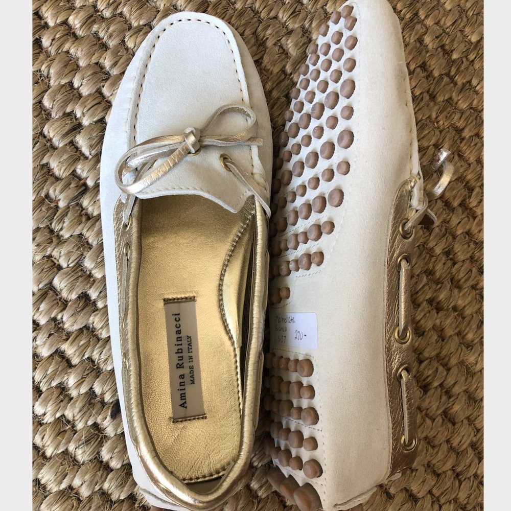 NEW Amina Rubinacci Driving Moccasins